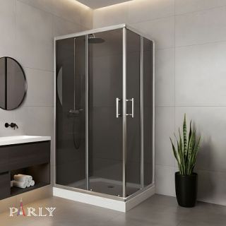 Душевой уголок с поддоном PARLY QZ81S N (100х80х185)